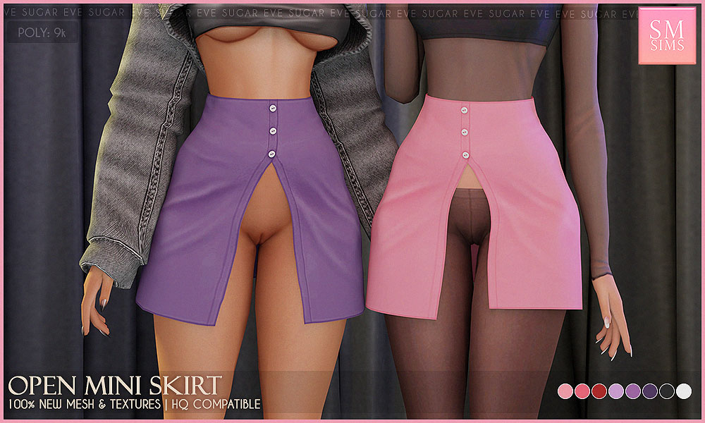 SMSims-openminiskirt-1