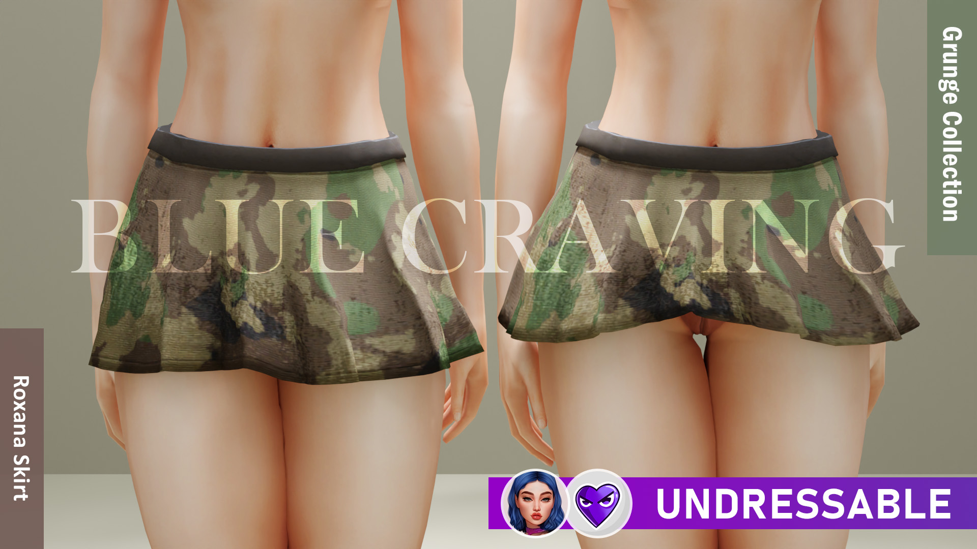 Blue Craving - Grunge - Roxana Skirt