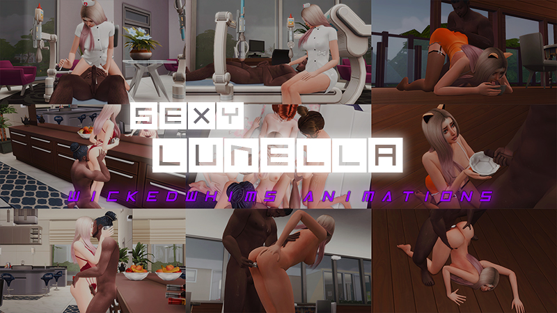 🆕 July Update 🆕 SexyLunella Animations for WickedWhims (350+ anims)