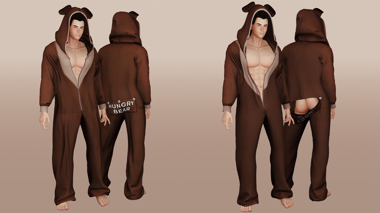 Hungry Bear - Pijama V1 and V2