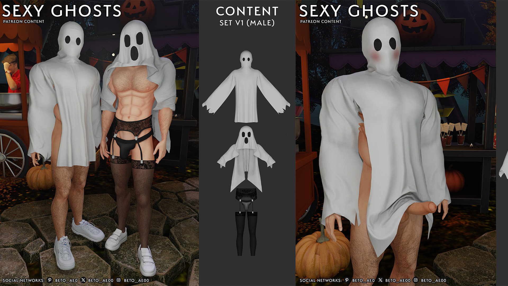 Sexy Ghosts - Set (Male)