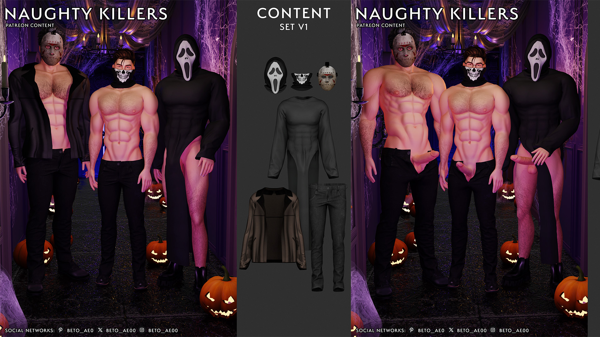 Naughty Killers - Set