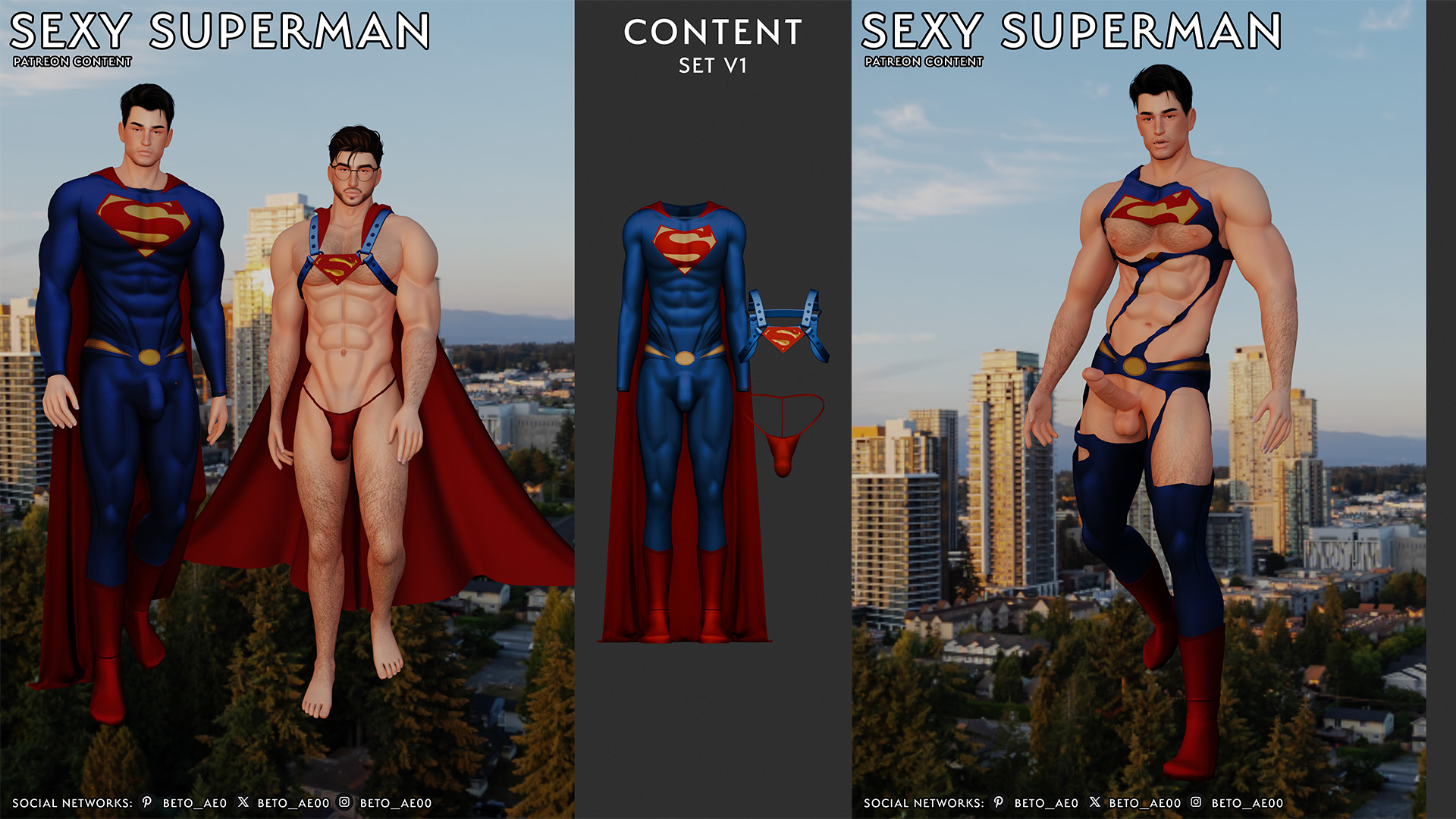 Sexy SuperMan - Set