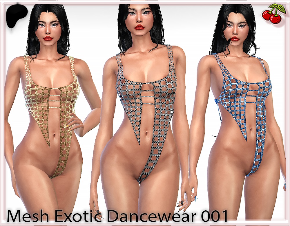 🔥Mesh Exotic Dancewear Bodysuit🔥