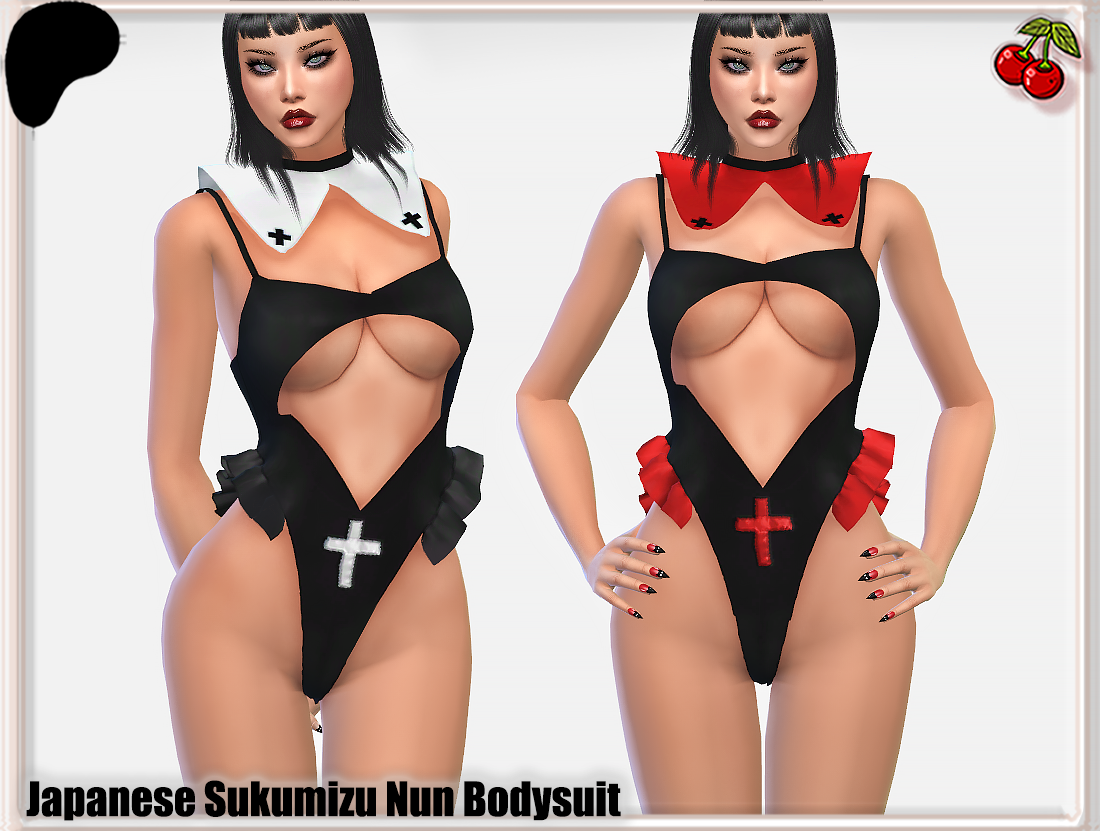 Japanese Sukumizu Sister Nun Bodysuit