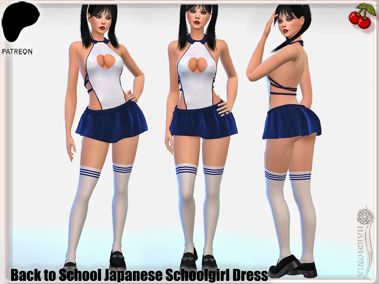📓๋࣭ ⭑✐Back to School - Japanese Schoolgirl Dress