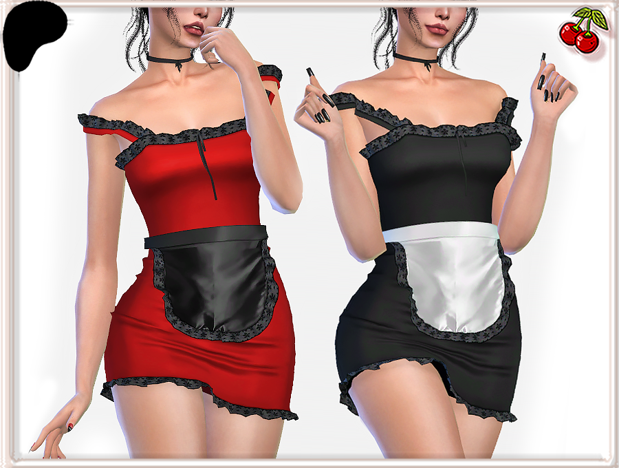 ❤️‍🔥Hottie French Maid Dress