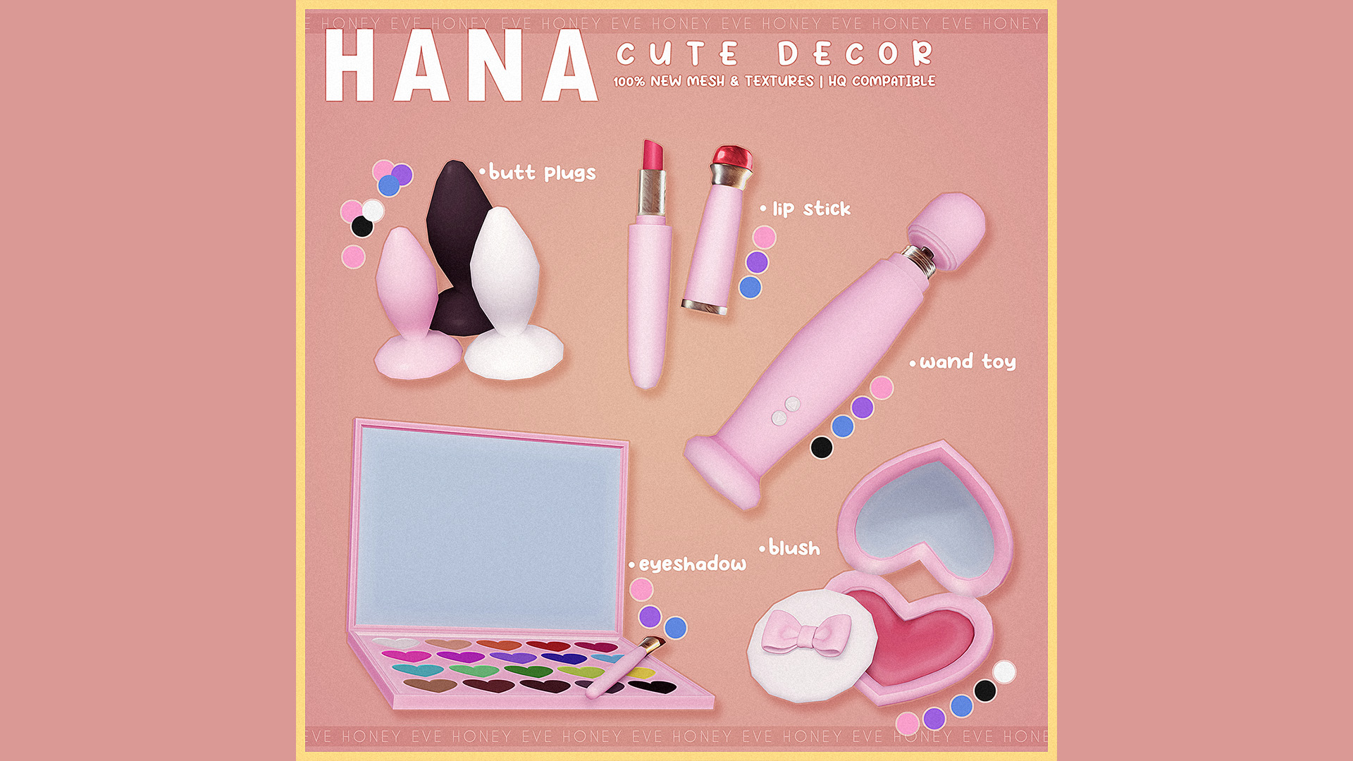 Hana | Cute Decor Objects
