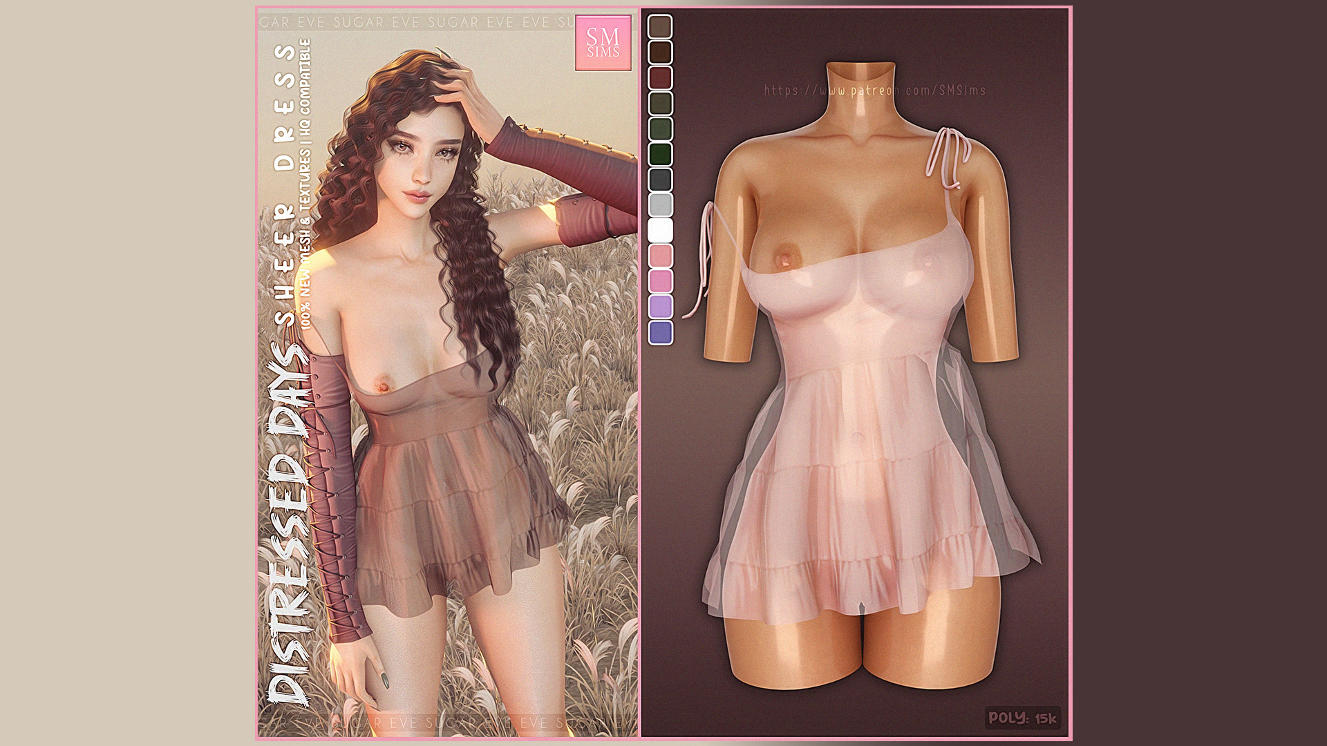 Distressed Days | Sheer Dress