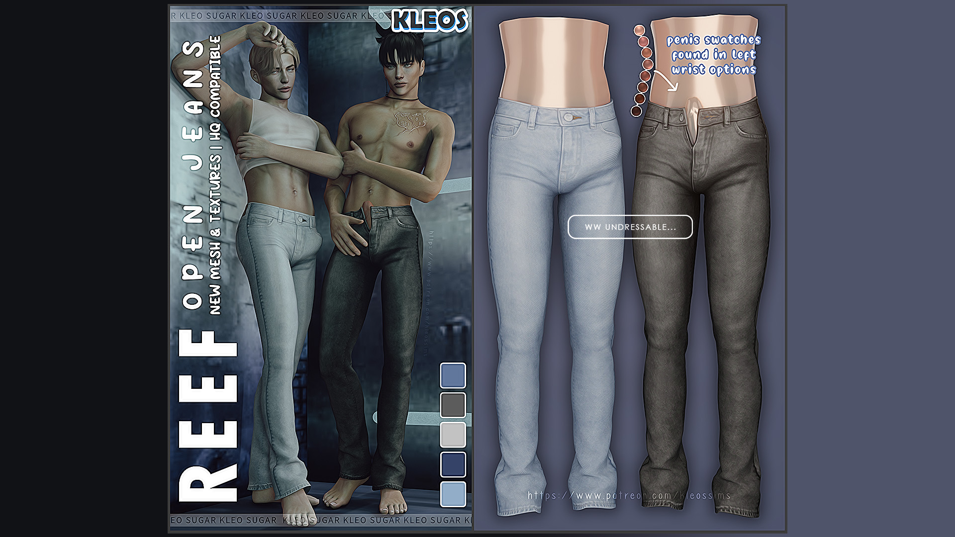 Reef | Open Mens Jeans ~Undressable~
