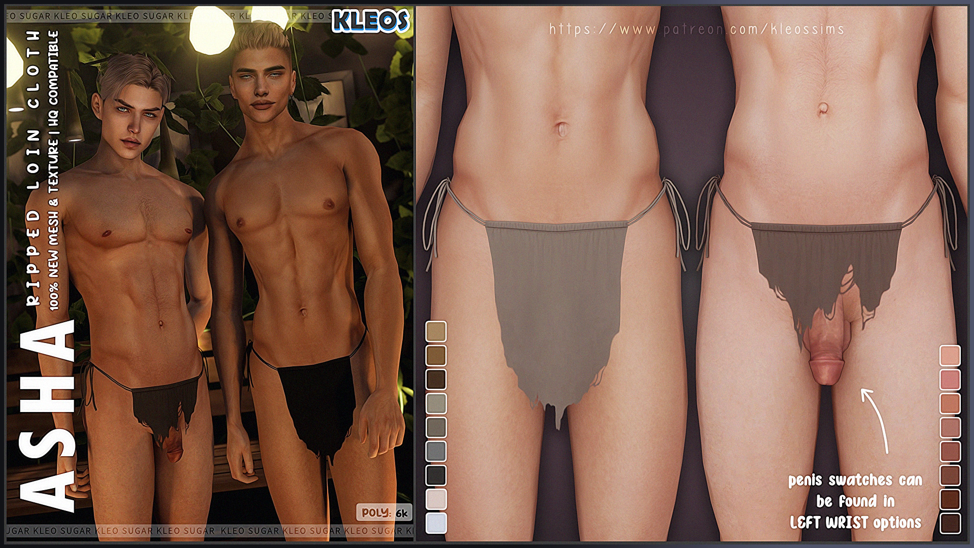 Asha | Ripped Loin Cloth