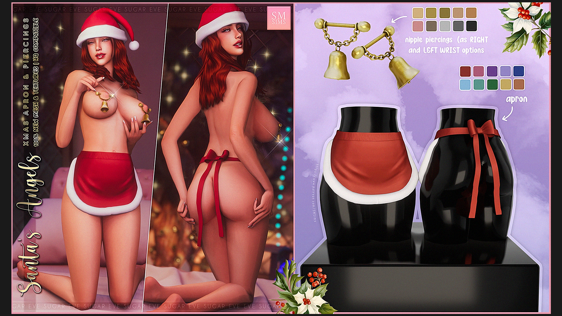 Santa's Angels | Xmas Apron &amp; Piercings