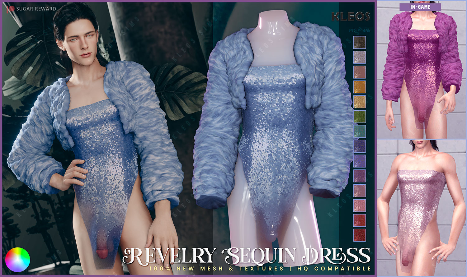 Revelry Male Sequin Dress