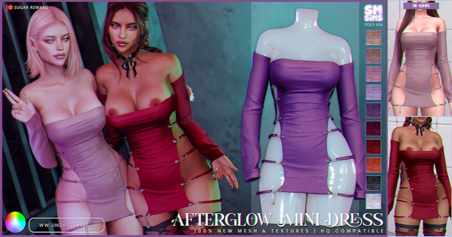 Afterglow Mini Dress ~UNDRESSABLE~