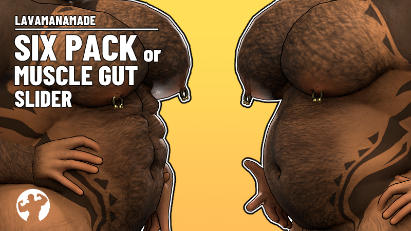 Six Pack and Muscle Gut Slider (male)